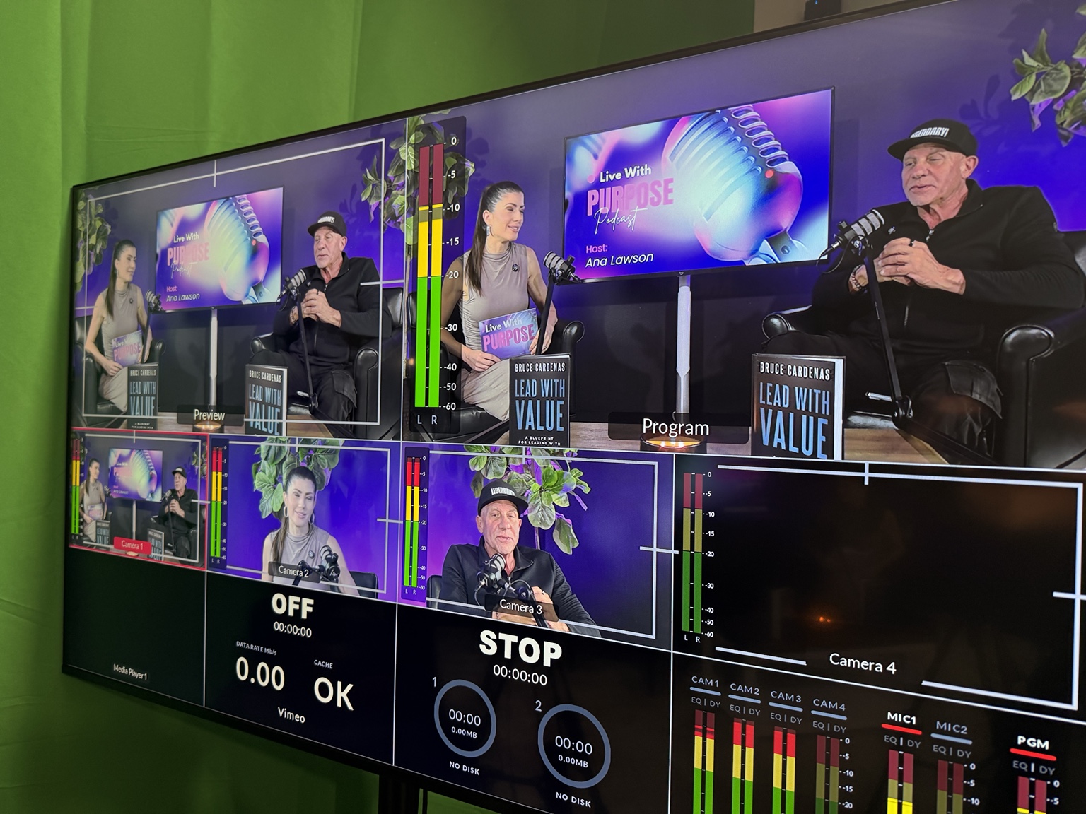 KISS Productions live podcast production